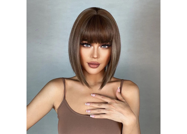 Peruca bobo light brown